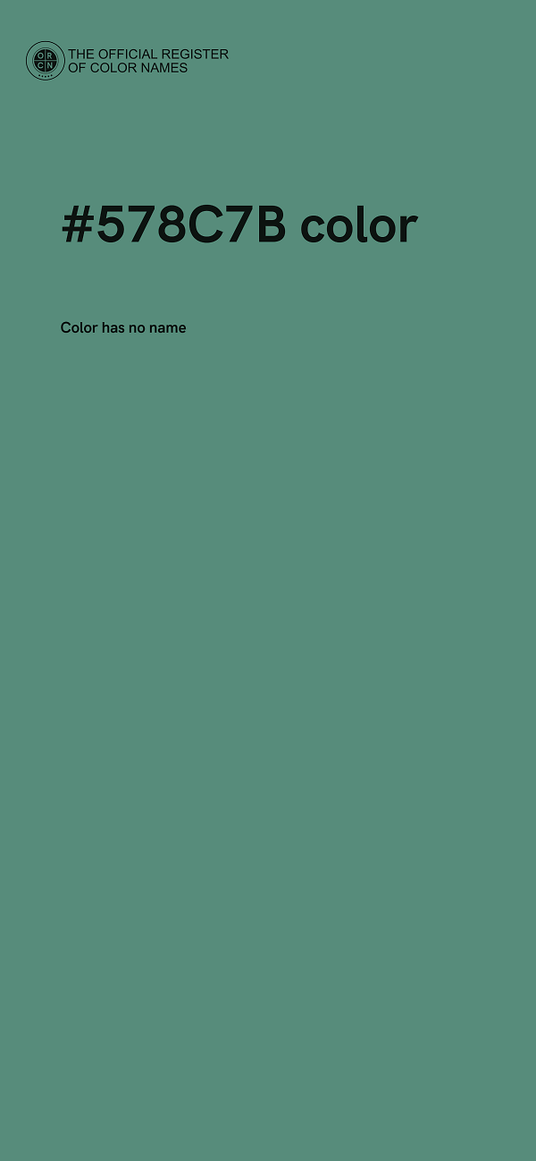 #578C7B color image