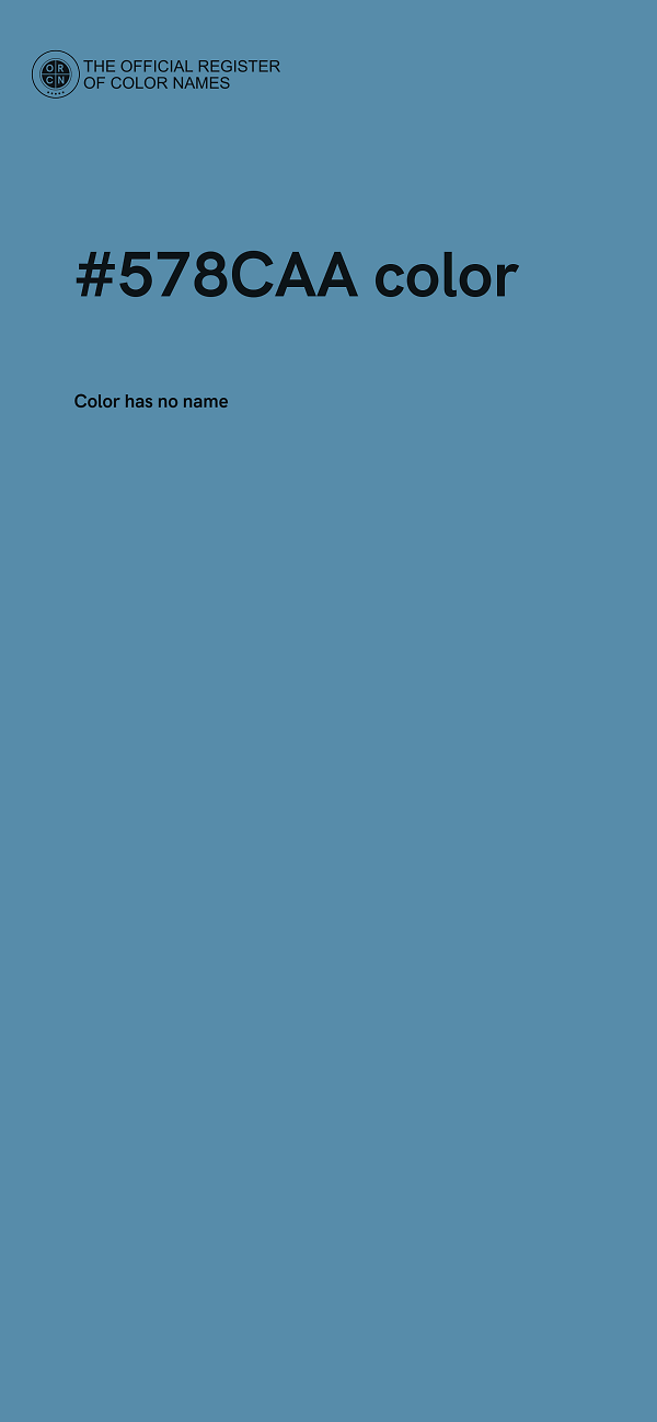 #578CAA color image