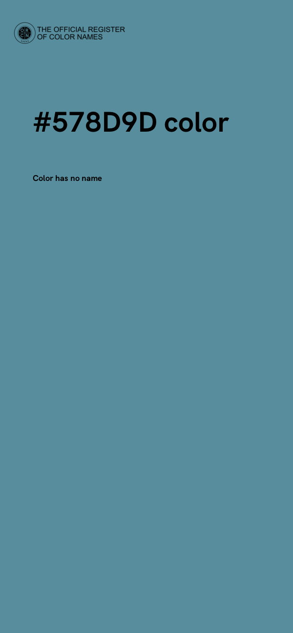 #578D9D color image