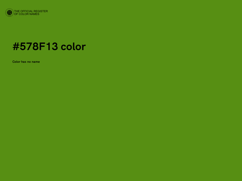 #578F13 color image
