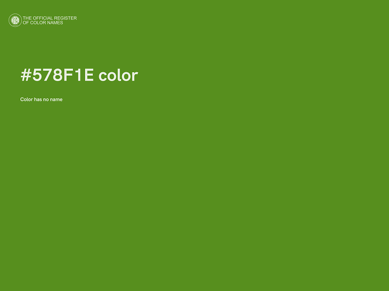 #578F1E color image