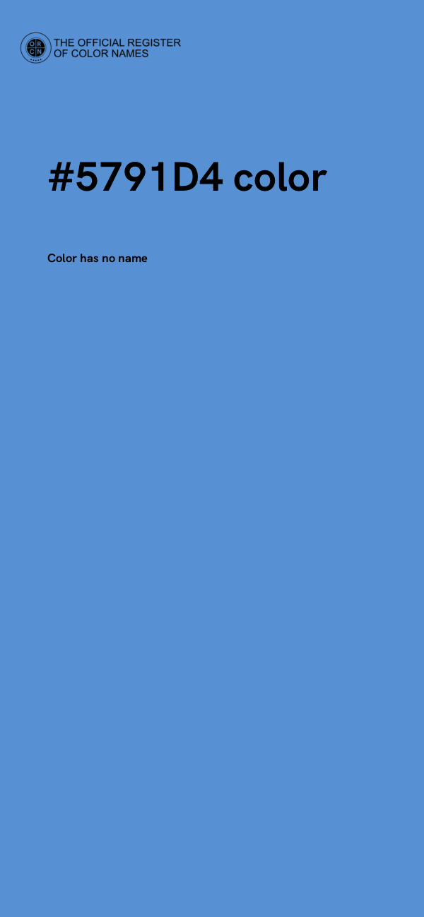 #5791D4 color image