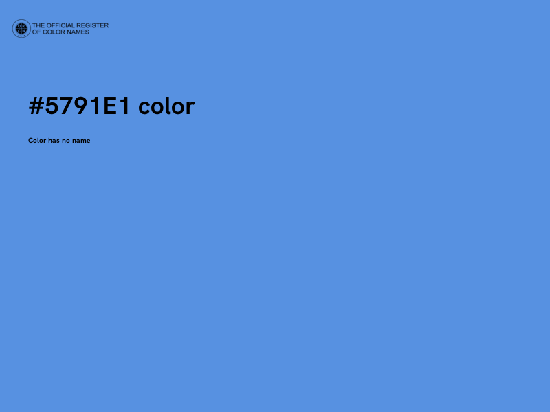 #5791E1 color image
