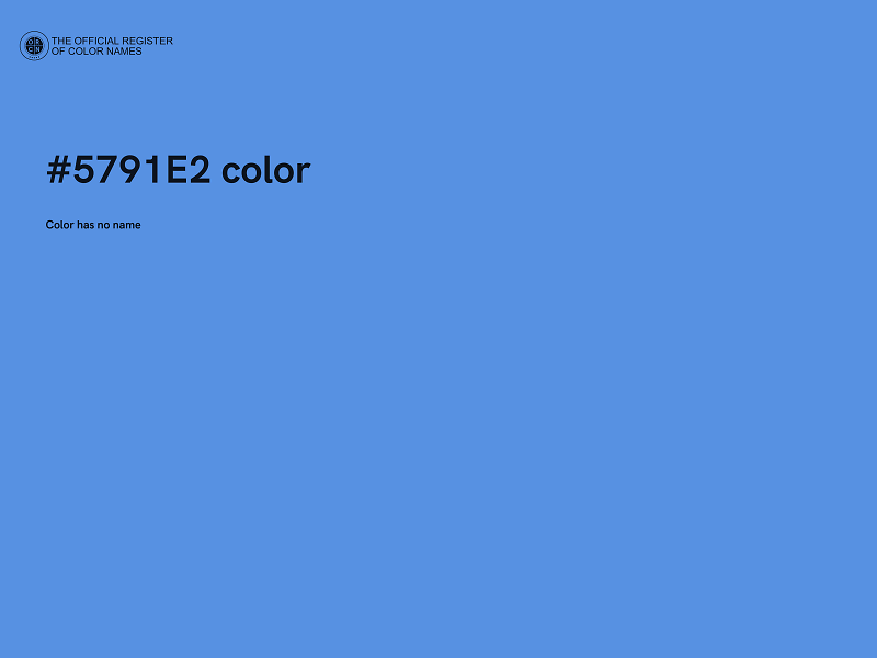 #5791E2 color image