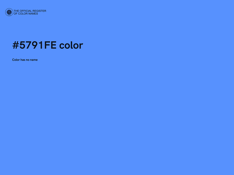 #5791FE color image