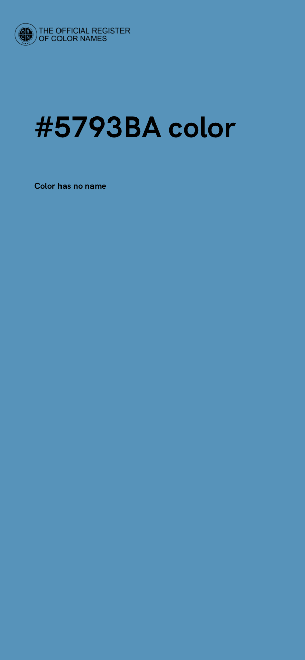 #5793BA color image