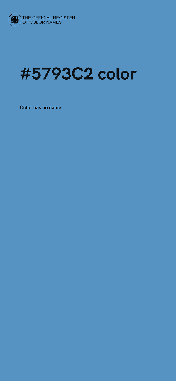 #5793C2 color image