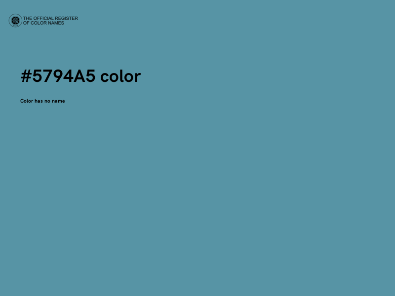 #5794A5 color image