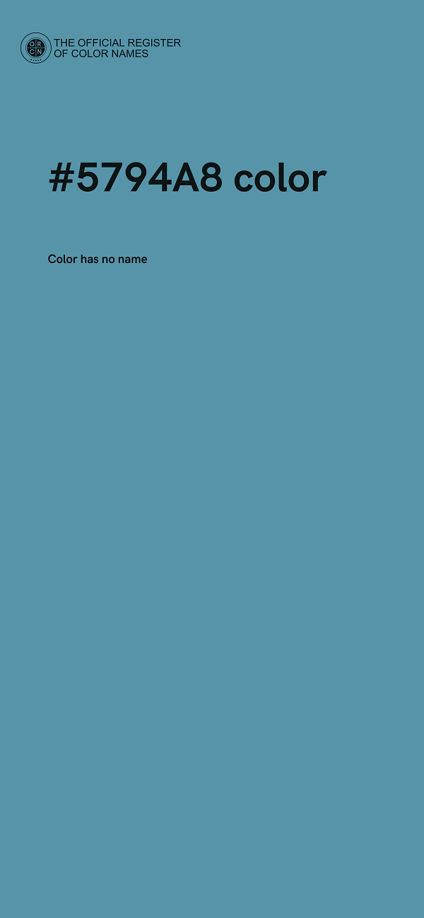 #5794A8 color image