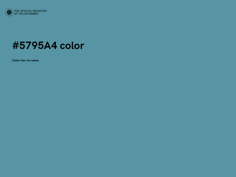 #5795A4 color image