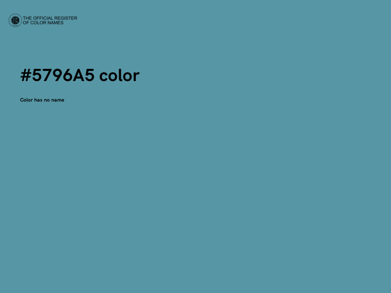 #5796A5 color image