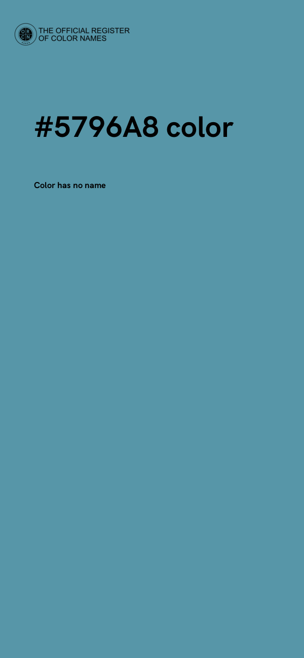 #5796A8 color image