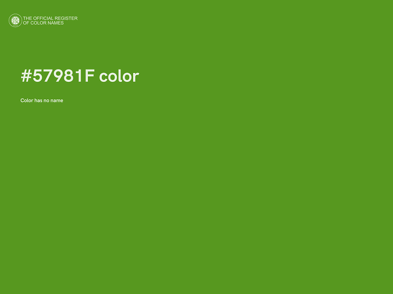 #57981F color image