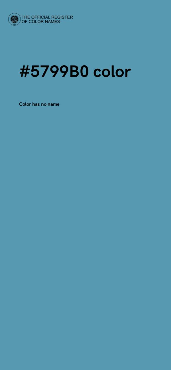 #5799B0 color image