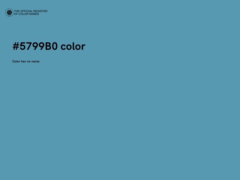 #5799B0 color image
