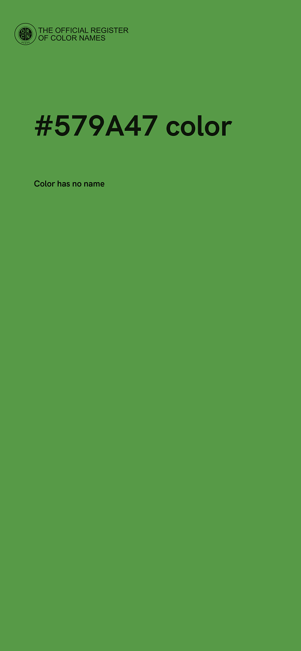#579A47 color image