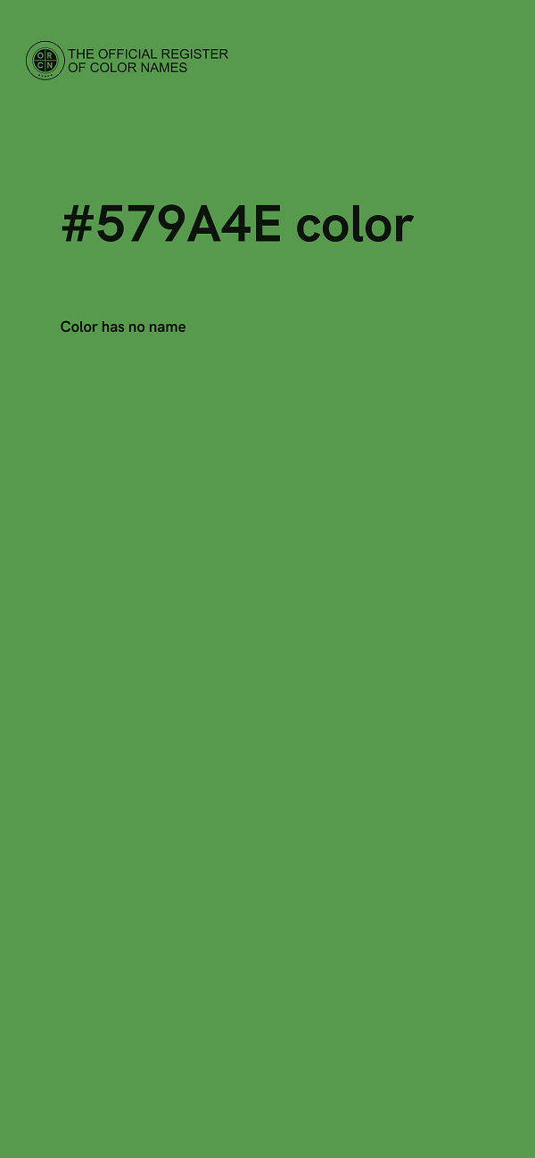 #579A4E color image