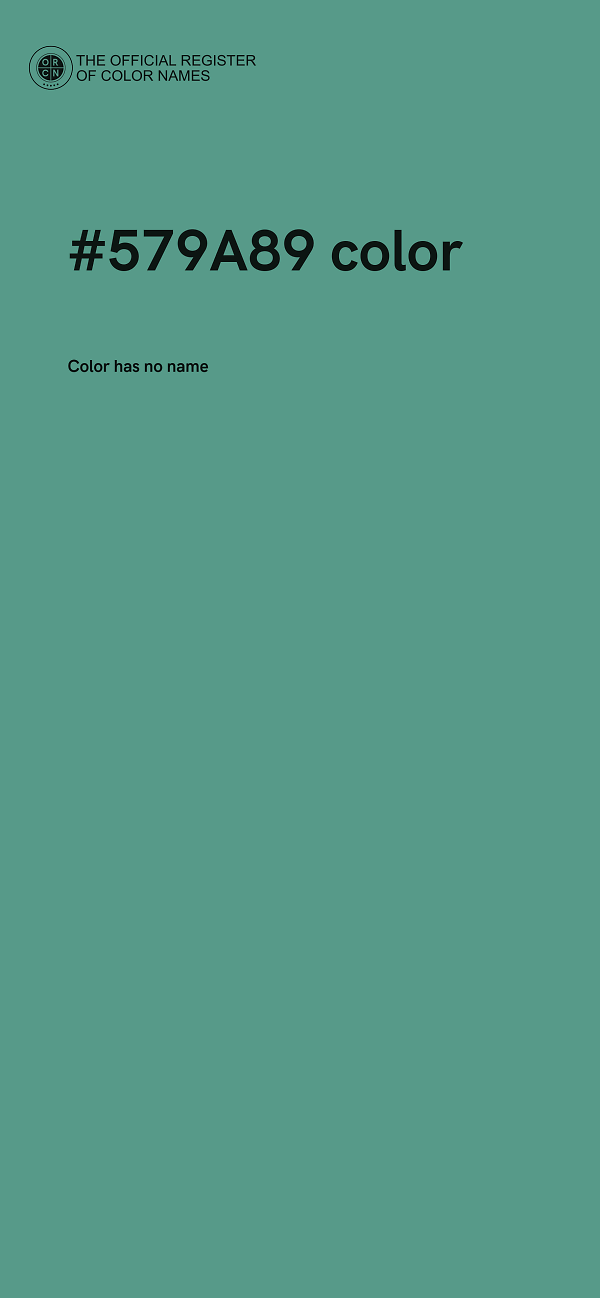 #579A89 color image