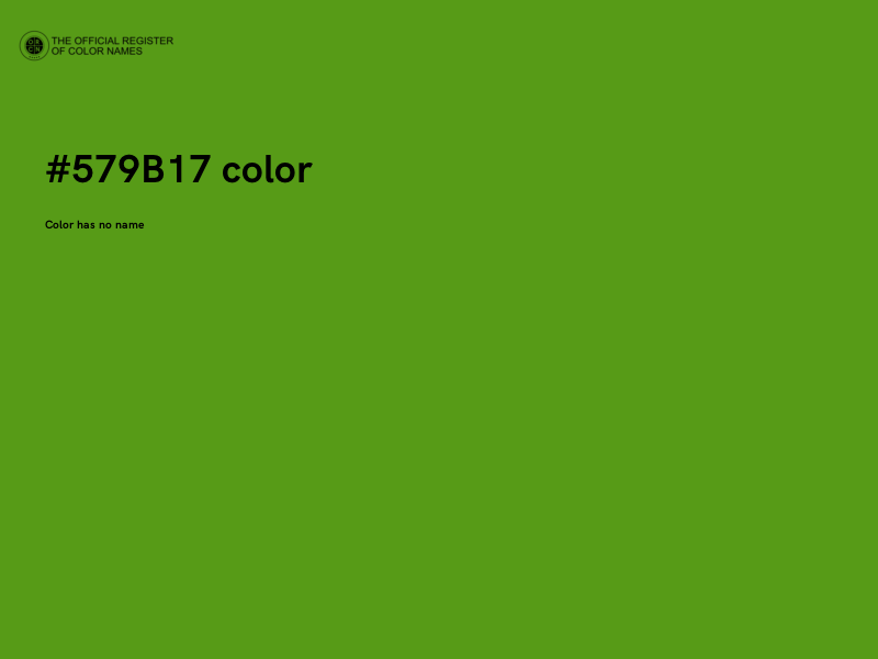 #579B17 color image