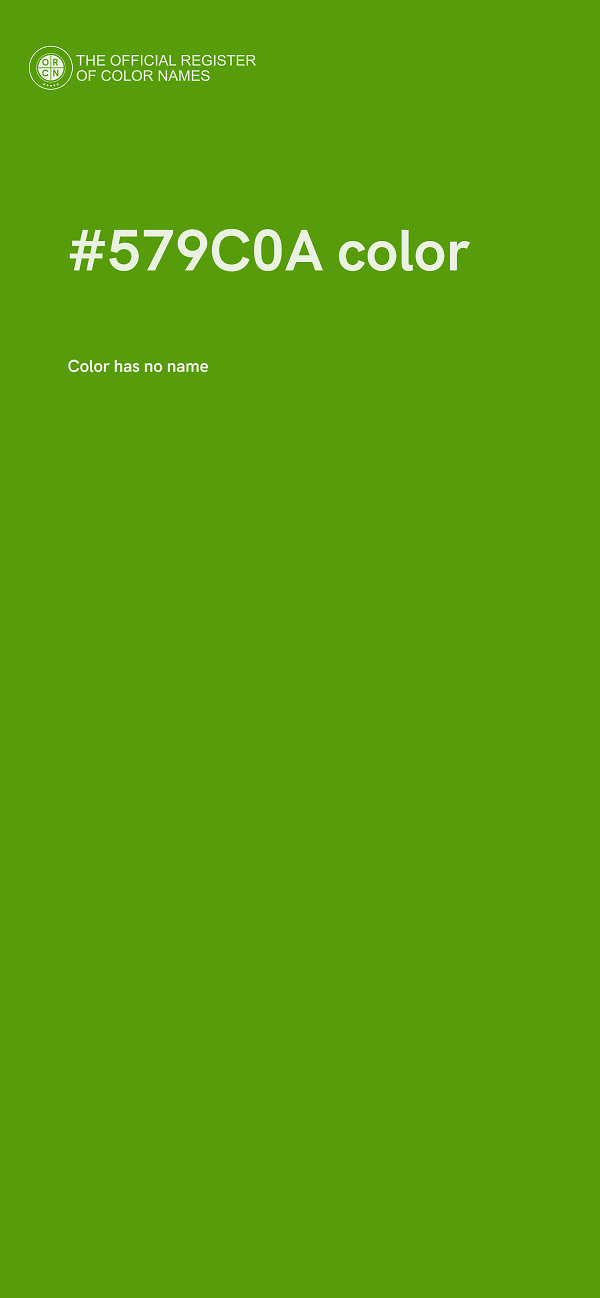 #579C0A color image