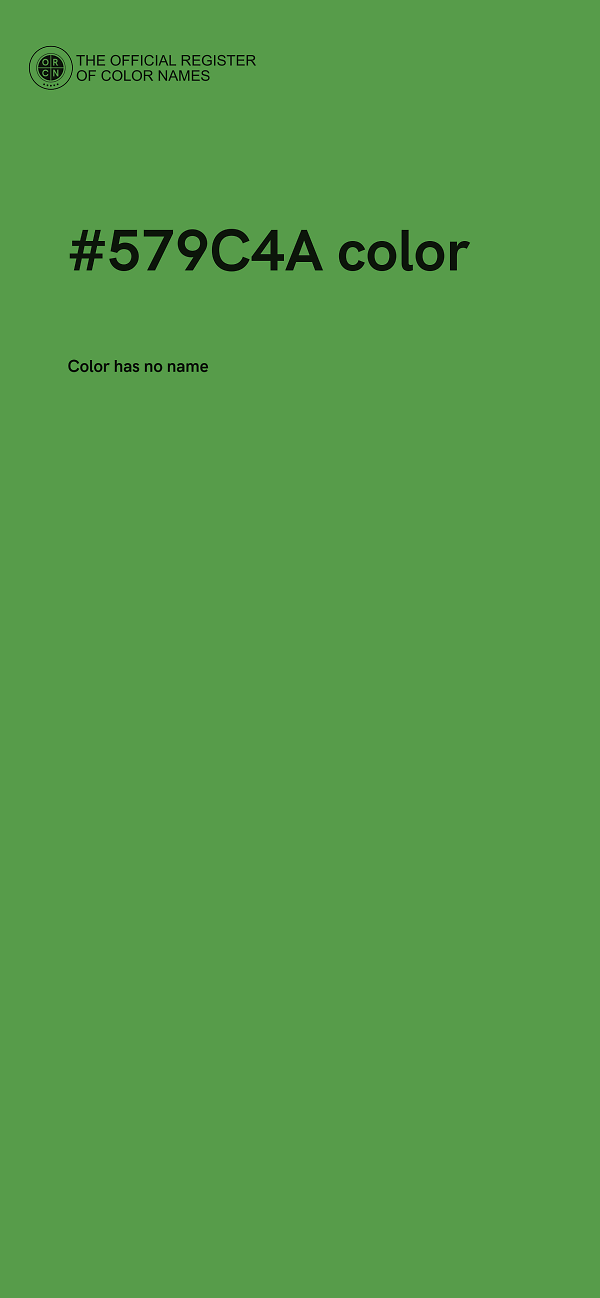 #579C4A color image