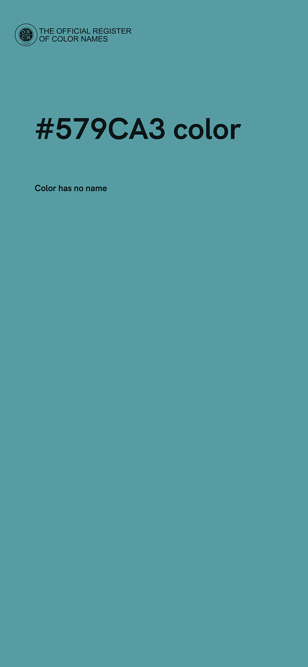 #579CA3 color image