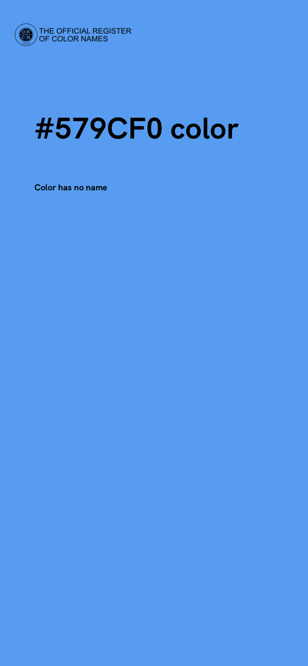 #579CF0 color image