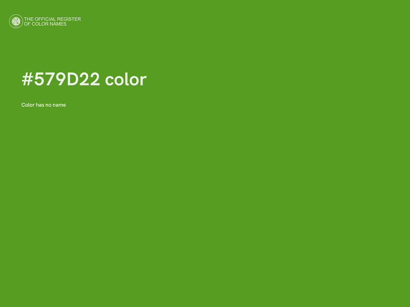 #579D22 color image