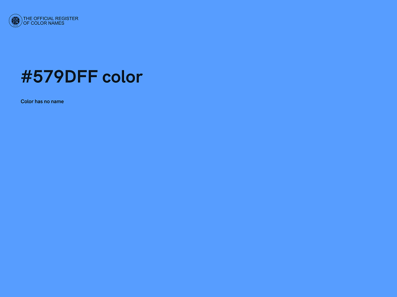 #579DFF color image