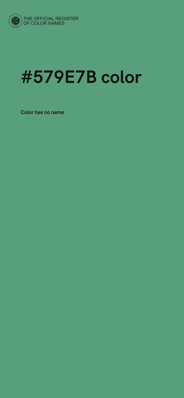 #579E7B color image