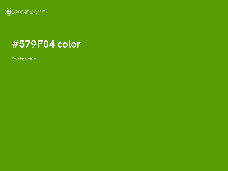 #579F04 color image