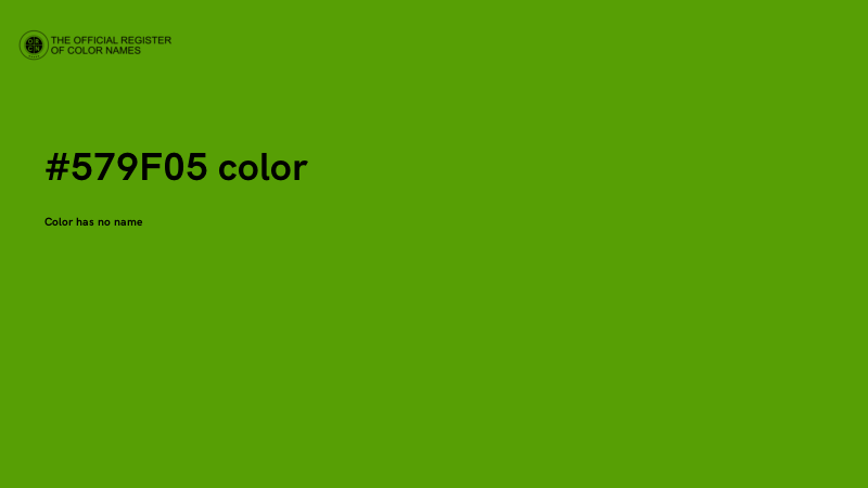 #579F05 color image