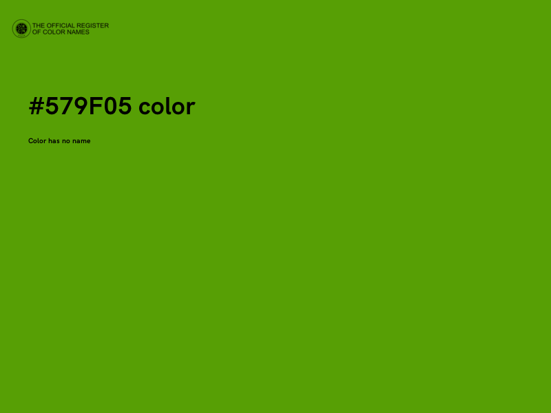 #579F05 color image