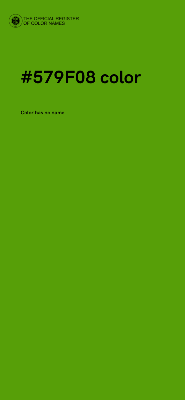 #579F08 color image
