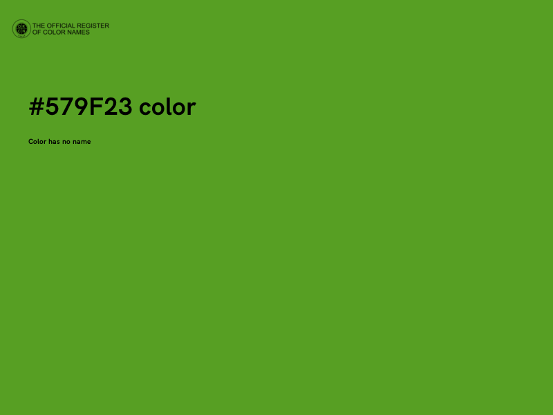 #579F23 color image