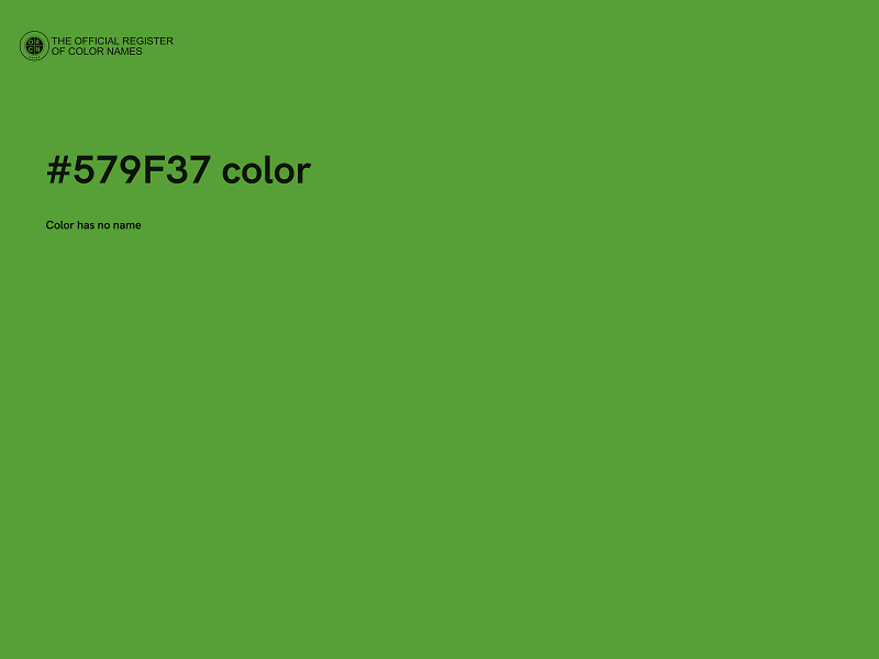 #579F37 color image