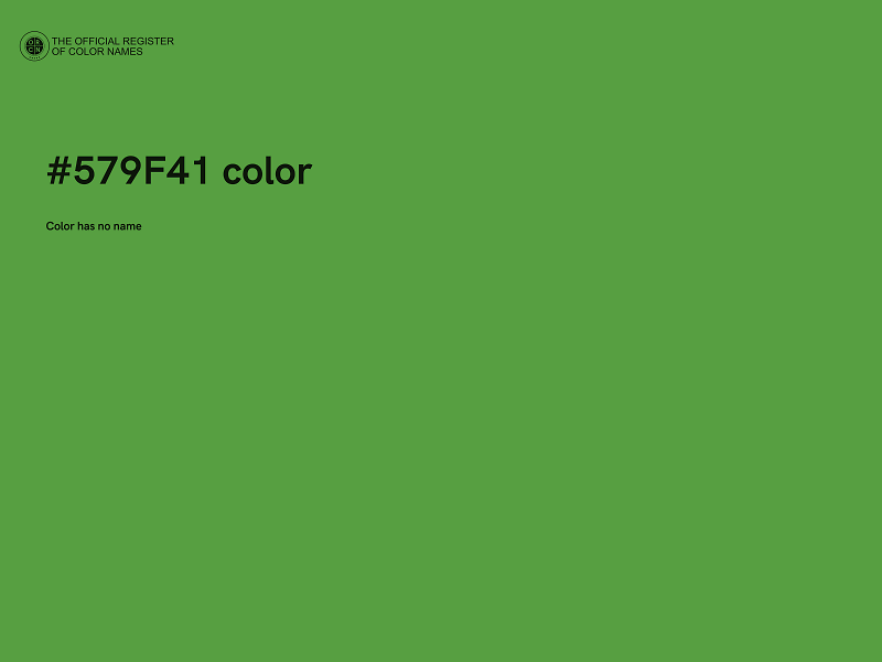 #579F41 color image