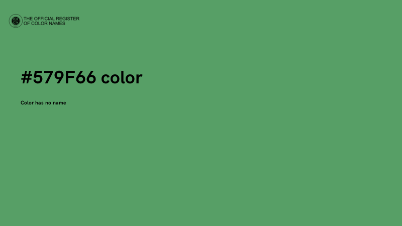 #579F66 color image