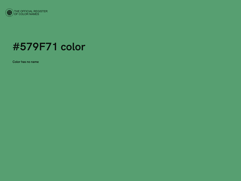 #579F71 color image