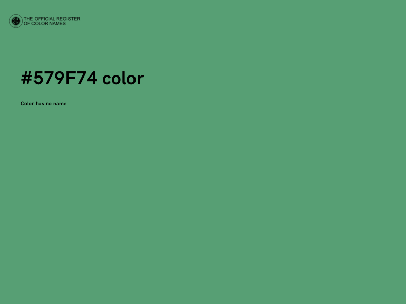#579F74 color image
