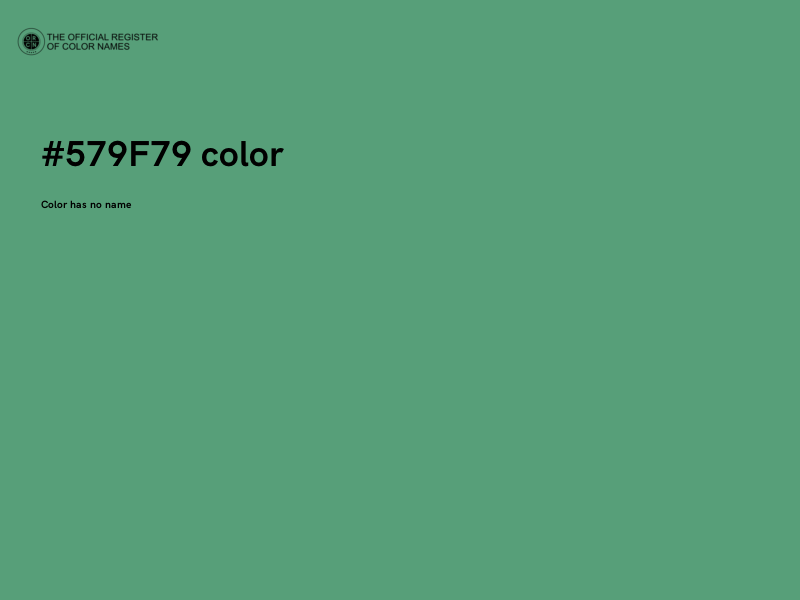 #579F79 color image