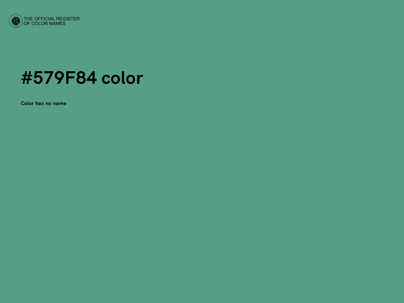 #579F84 color image