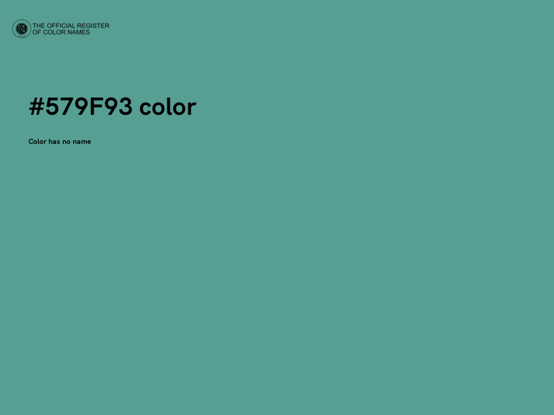 #579F93 color image