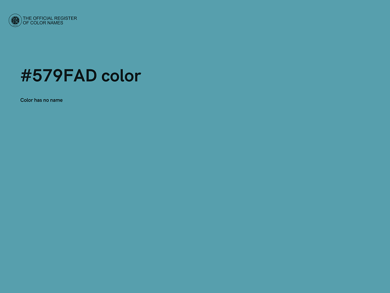 #579FAD color image