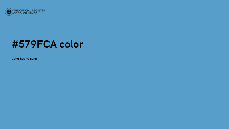 #579FCA color image