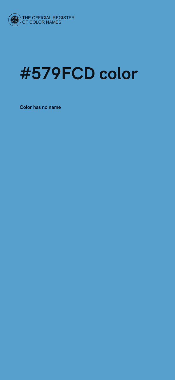 #579FCD color image