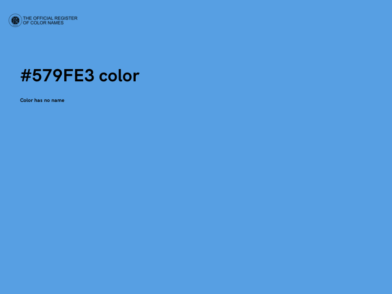 #579FE3 color image
