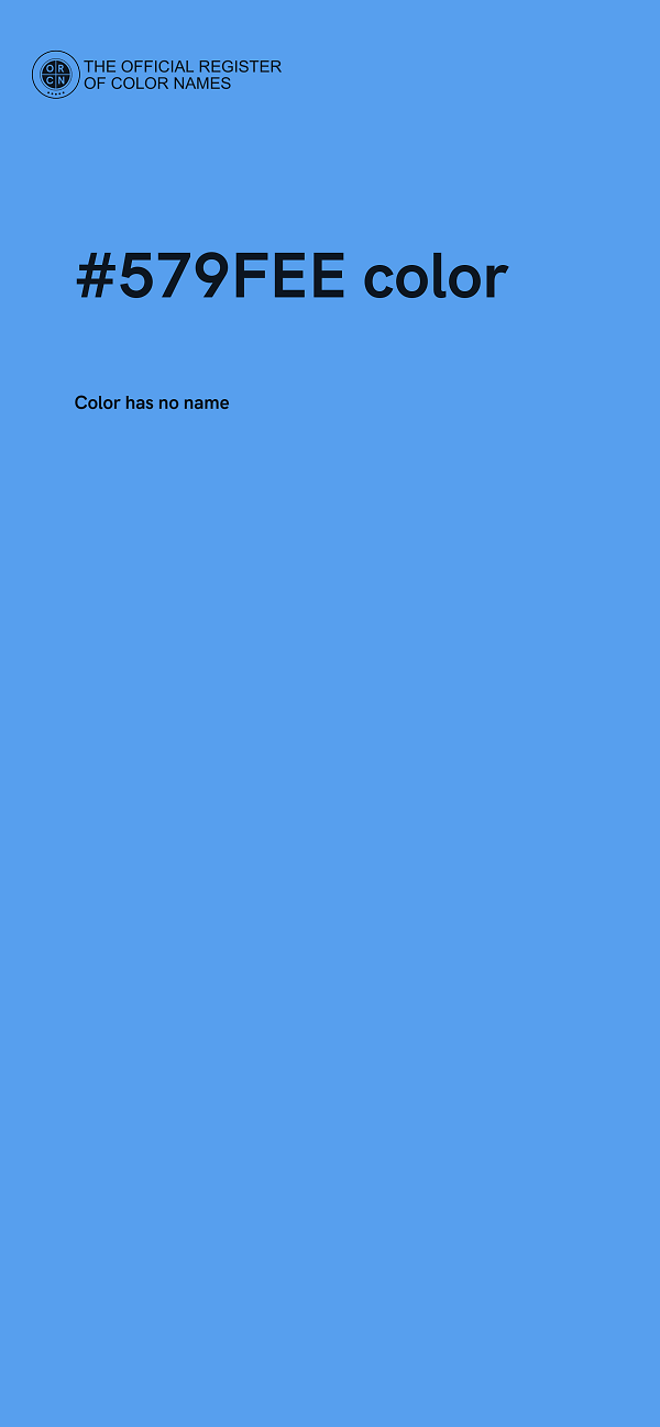 #579FEE color image