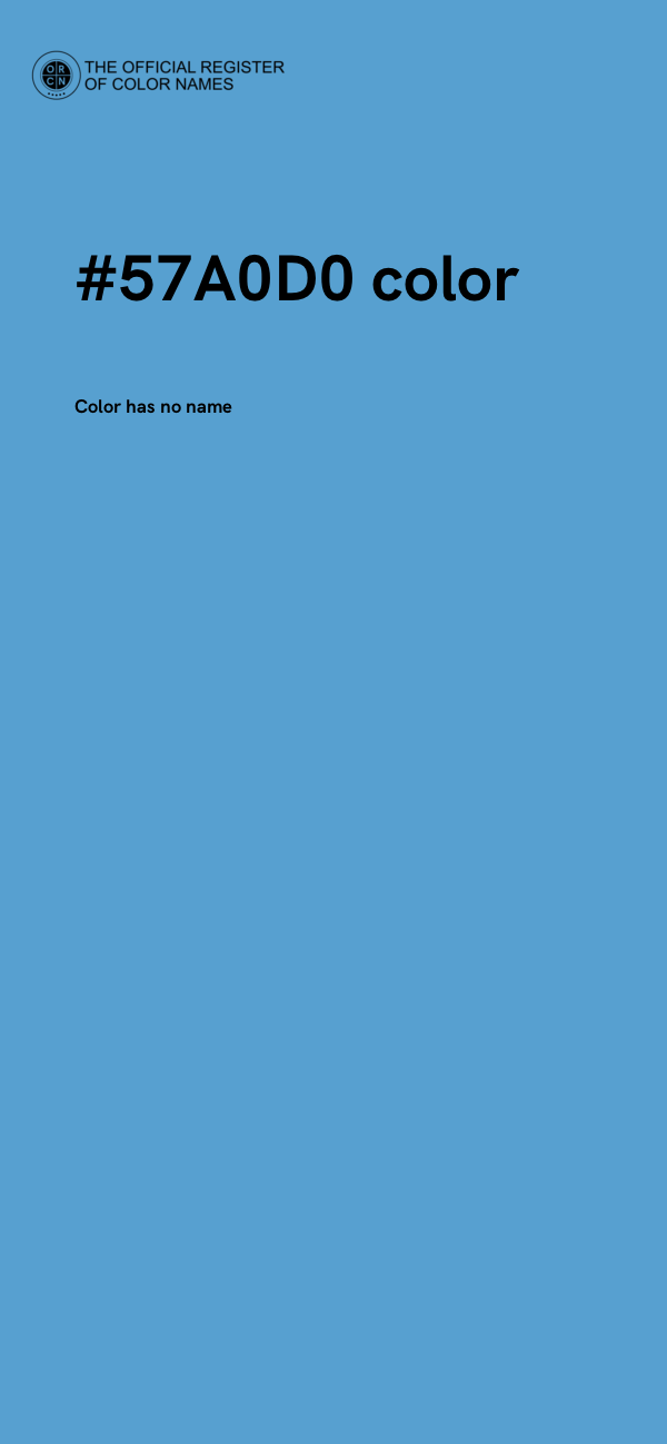#57A0D0 color image