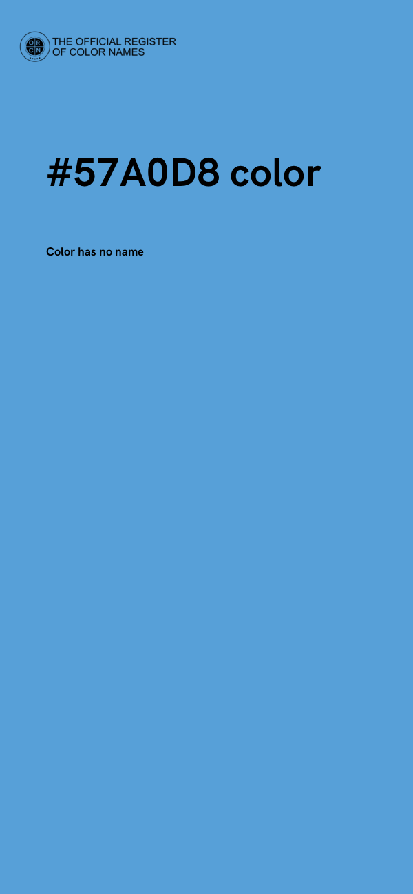 #57A0D8 color image